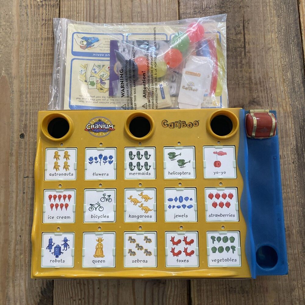 Cranium Cariboo Expanded Magical Treasure Hunt Game Incomplete
